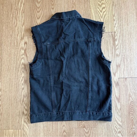H&M Black Denim Vest - Picture 5 of 6